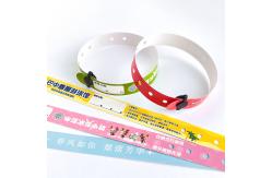 China Round Edge PVC Wristbands for Advertising and Event Access Control Customizable supplier