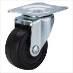 small black rubber caster wheels furniture castors 2 inch for sale