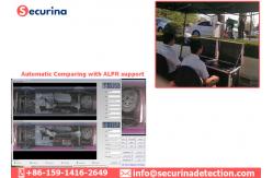 China AC220V Under Vehicle Inspection System 21 Inch Monitor FCC With ALPR Camera supplier