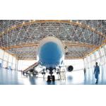 High Strength Rustproof Air Plane Hanger With Steel Space Truss Structure