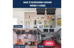 China Metal Materials and Customizable Design Tote Storage Rails and Ceiling Rack System supplier