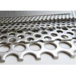 Perforated Stainless Steel Mesh Sheets Round Square Hole Shaped Easy Install for sale