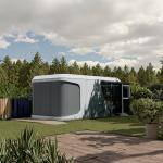 Luxury Modular Retreat Customizable Capsule Prefabricated Steel Frame Hospitality Solution For Waterproof for sale
