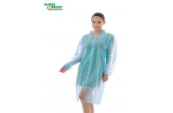 China Unisex MP Tyvek Disposable Visitor Coats With Snaps supplier