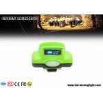 15000 Lux LED Mining Light , Illuminance Oled Screen Miners Cap Lamp 1W