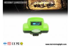 China 15000 Lux LED Mining Light , Illuminance Oled Screen Miners Cap Lamp 1W supplier