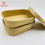 Eco Friendly Disposable 750ml Kraft Paper Food Container for sale