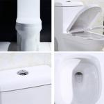 Seamless Porcelain One Piece Elongated Water Closet With Easy To Clean