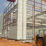 Strong Frame Prefab Industrial Metal Storage Steel Structure Warehouse Building for sale