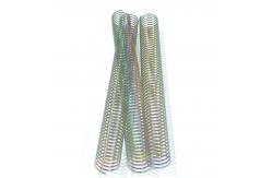 China Rainbow Single Loop Electroplated Metal Spiral Coils For Bookbinding supplier