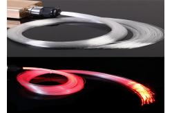 China Side Sparcable Fiber 0.25 Diameter PMMA Plastic Bare Light Optical Fiber supplier