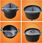 Cast Iron Legged Bake Pot/Cast Iron Casserole &Dutch Oven/Chinese Wok for sale