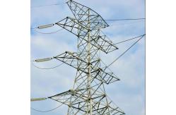 China ASTM A123 Galvanized Lattice Steel Tower For Transmission Line supplier