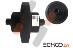 China Black VIO15-2 Yanmar Track Rollers / High Strength Excavator Bottom Roller supplier