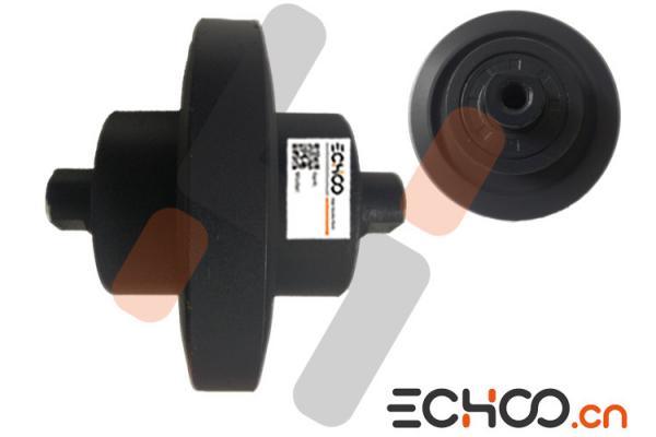 Black VIO15-2 Yanmar Track Rollers / High Strength Excavator Bottom Roller