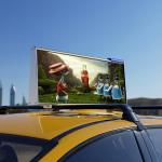 Digital Advertising Taxi Roof LED Display SMD Front Access Taxi Top LED Display for sale