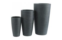 China Frost Resistant Character Fiber Clay Planter Modern Design For Outdoor supplier