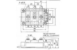 China IGBT Power Module 2MBI200L-060 IGBT MODULE(L series)  FUJITSU IGBT Power Module supplier