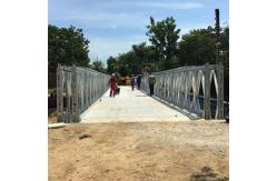 China Pedestrian Modular Compact 200 Bailey Bridge Q345b Design Steel Structure supplier
