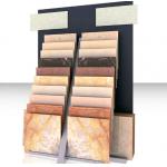 Custom Made Floor Tile Display Rack For Large Supermarket Easy To Move for sale