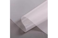 China Recyclable PET/PETG Transparent Sheet Film Customized For Matted Or Frosted supplier