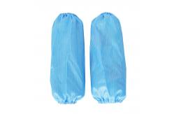 China 0.5cm Stripe Blue Esd Antistatic Sleeve For Cleanroom Lint Free supplier