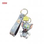 Custom 3d Character Keychain With Metal Key Ring for sale