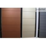 White Ceramic Facade Exterior Building Cladding Panels With Thermal Insulation for sale