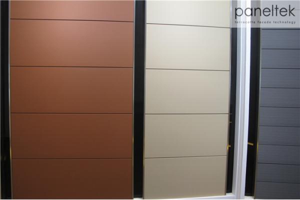 White Ceramic Facade Exterior Building Cladding Panels With Thermal Insulation