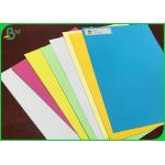 Large Format Colored Origami Cardboard 180gsm Yellow / Blue Manila Paper Sheets for sale