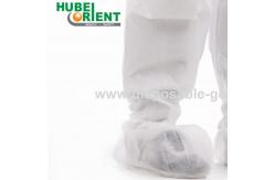 China ISO9001 Single Use Nonwoven Shoe Covers With Elastic Rubber Opening supplier