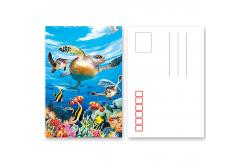 China 11x16cm Paris Eiffel Tower Day - Night 3D Lenticular Postcard With CMYK Printing supplier