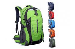 China Multicolor Unisex Waterproof Hiking Backpack Polyester Material supplier
