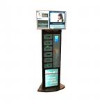 Fast Charge Cell Phone Charging Stations For Airport , RFID Operated Glass Door Locker for sale