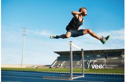 China ITF High Elasticity 400M Eco Tiles Flooring For high school track supplier