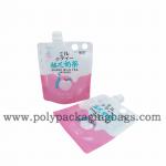 Tomato Sauce Packaging 100mic Stand Up Pouch With Spout / Spouted Pouch Bags