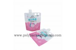 China Tomato Sauce Packaging 100mic Stand Up Pouch With Spout / Spouted Pouch Bags supplier