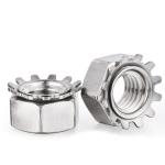 Stainless Steel  K Nut Kep Nut K Nuts With Toothed Washer