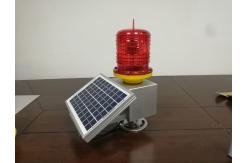 China Wind Turbine Flying Solar Powered Warning Lights FAA L864 Dusk To Dawn Operation supplier