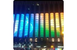 China Waterproof LED Grid Screen with Day And Night Effect 50000 Hours Lifespan supplier