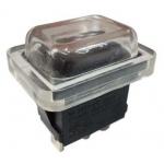 Light Country ON-OFF RA-5 Black Rocker Switch With Dust Cap for sale