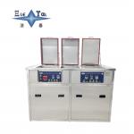 40KW Ultrasonic Cleaning Equipment Three Tank Ultrasonic Units 40KHZ Used In The Hardware Industry for sale