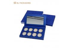 China Makeup Custom Printed Packaging Box Rectangle Empty Eyeshadow Palette Packaging supplier