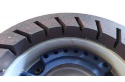 China 150mm Grinding Cup Wheel Resin Grinding Wheel For Thin Glass Grinding supplier