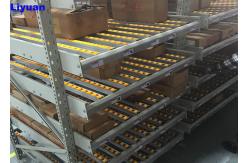 China Industrial Carton Flow Rack Rolling Stainless Steel Case Fifo Storage System supplier