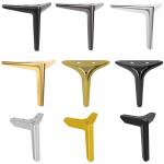 New Living Room Iron Furniture Legs Chrome-plated Sofa Legs Metal Gold Sofa Furniture Legs for sale