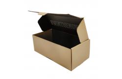 China Luxury Electronic Commerce Shipping Box With Flute Material And Ribbon Accessories supplier