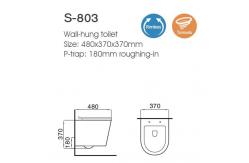 China Bathroom Wc Suspended Toilets Wall Mounted Conceal Cistern Wall Hung Toilet Set supplier
