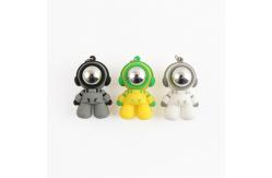 China Astronaut Shaped custom PVC USB Flash Drive With Key Chain​ 80/MBS supplier