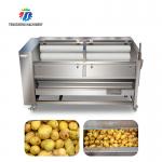 1500KG/H Sweet potato cleaning and peeling machine manufacturers supply brush peeling cleaning machine for sale